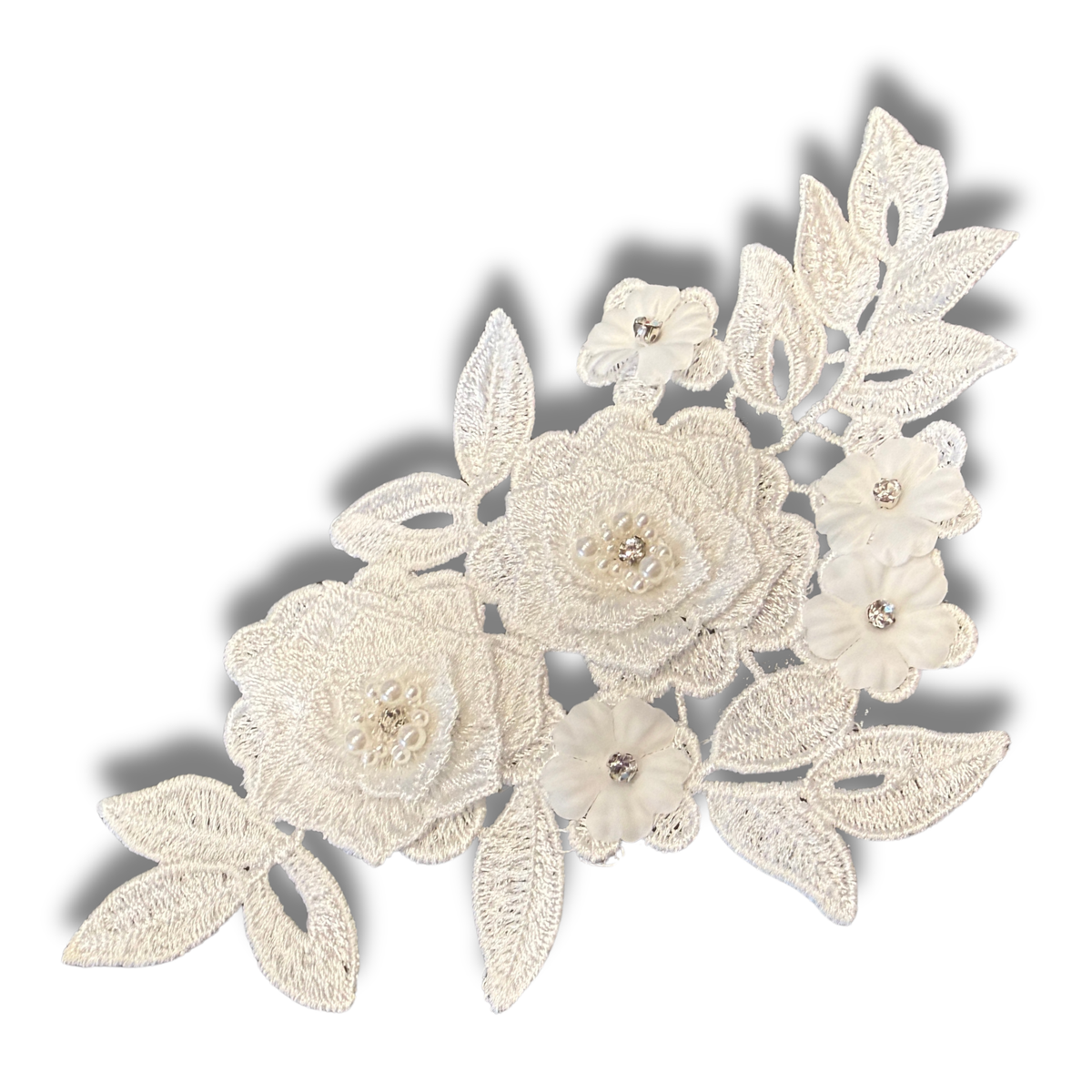 Small Floral Lace Hairpiece