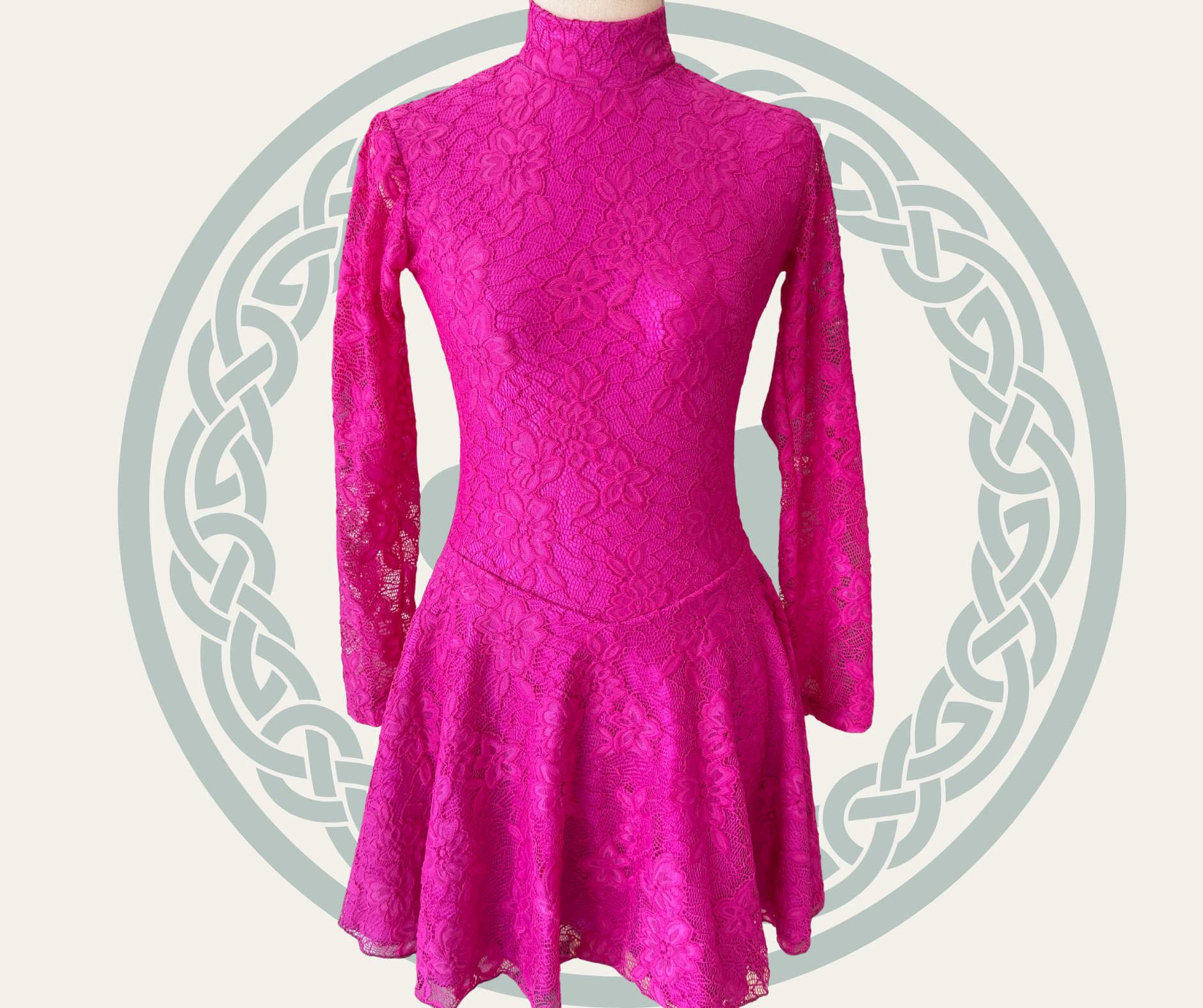 Coloured Lace Dress