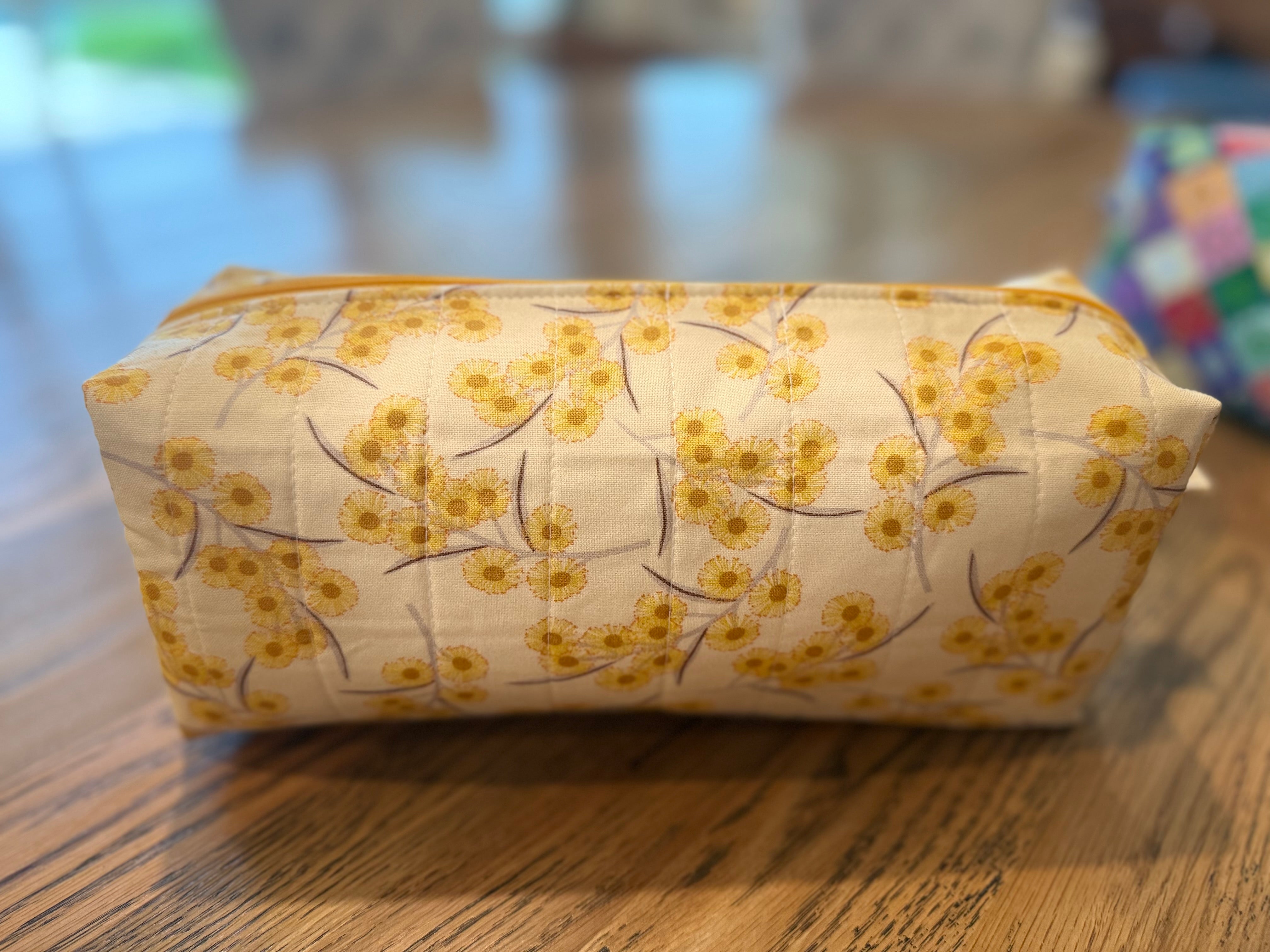 Quilted Cosmetics Bag