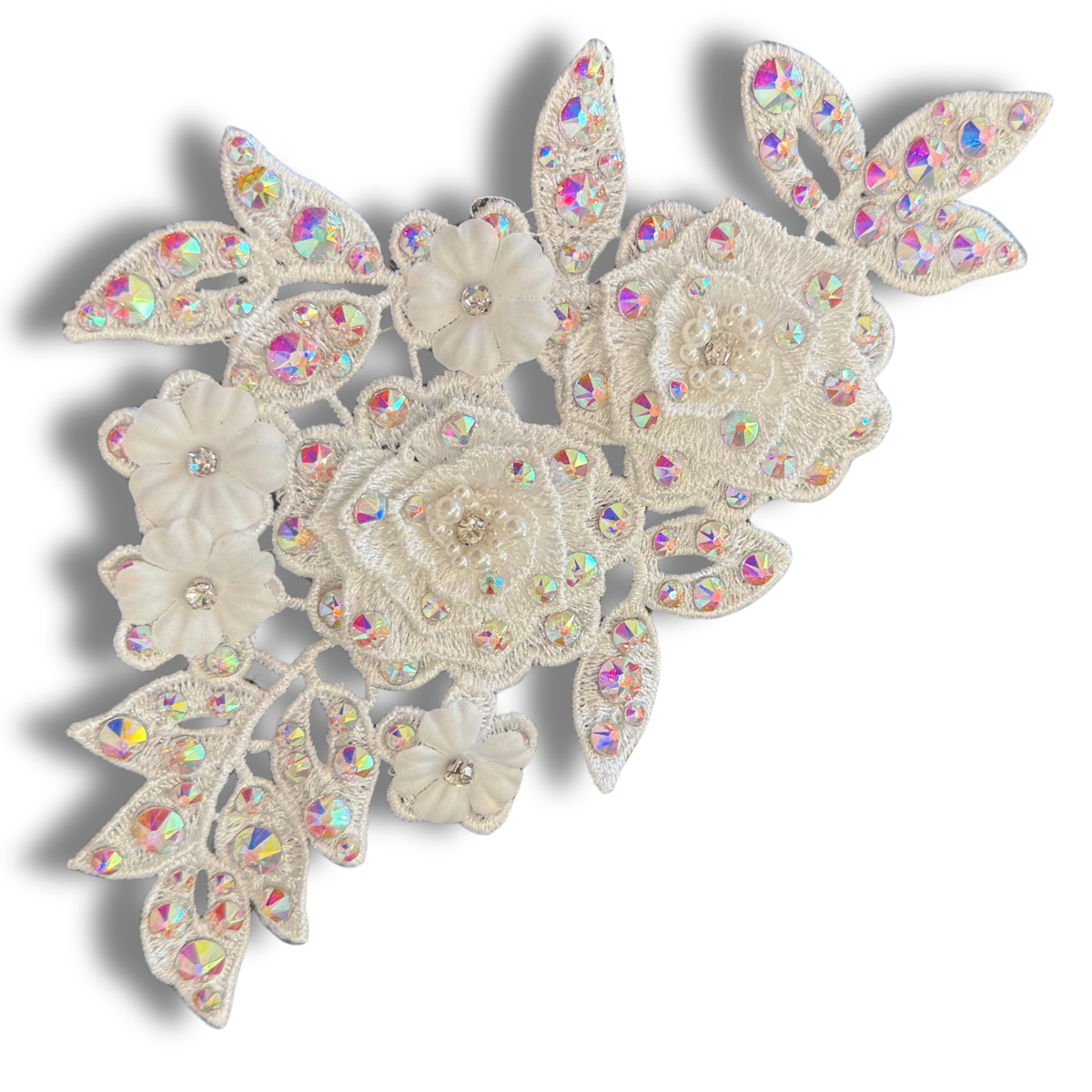Small Floral Lace Hairpiece