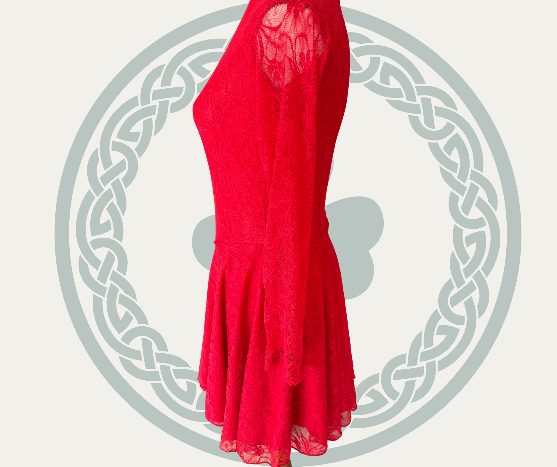Coloured Lace Dress
