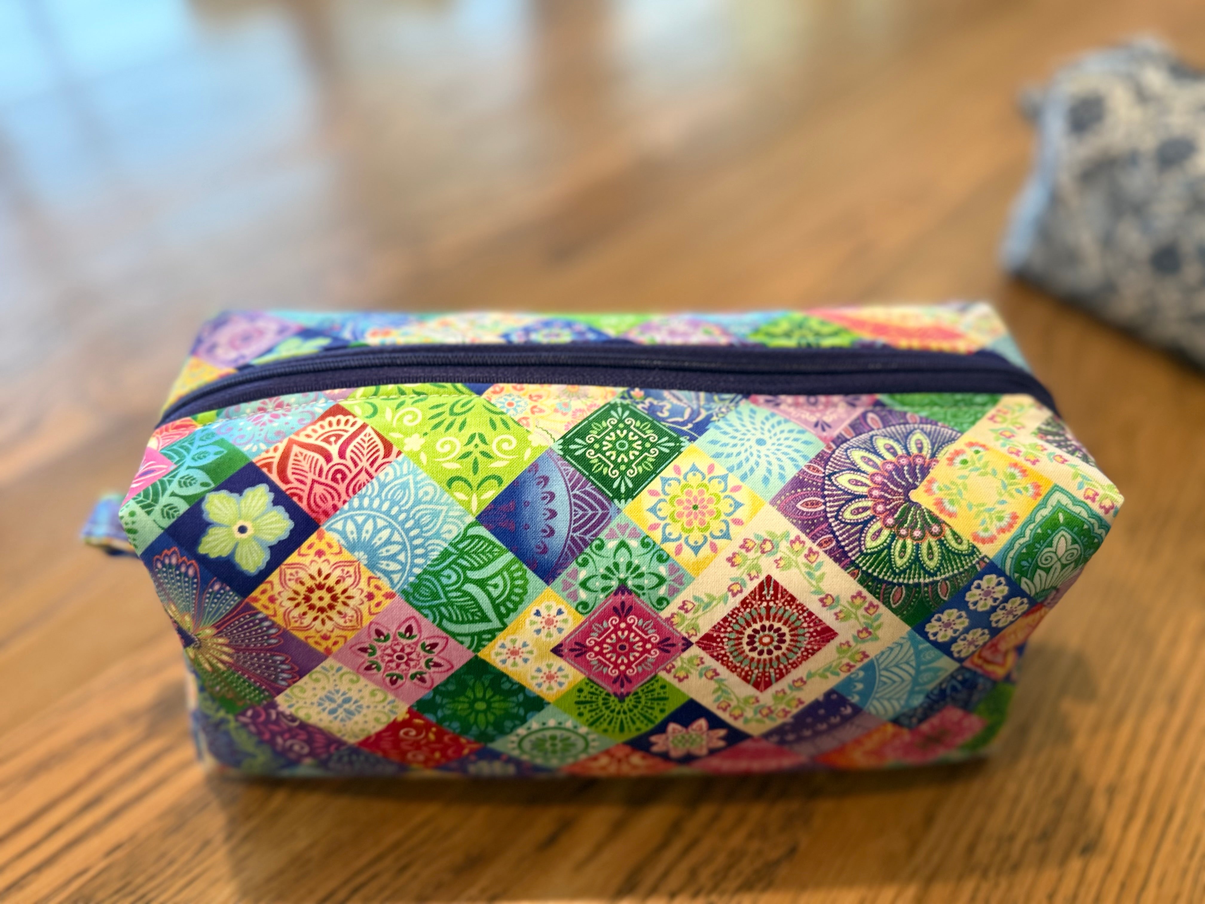 Quilted Cosmetics Bag