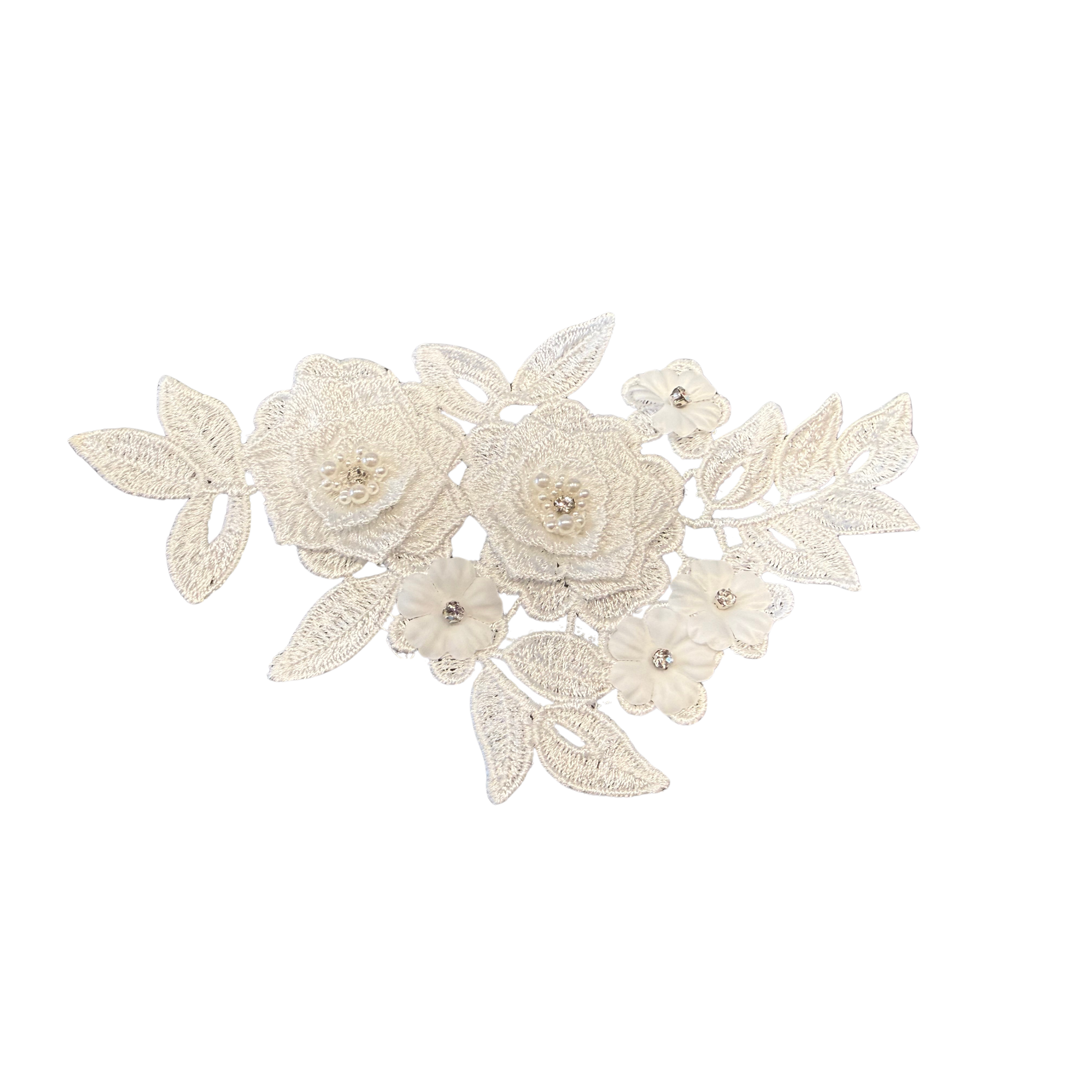 Small Floral Lace Hairpiece