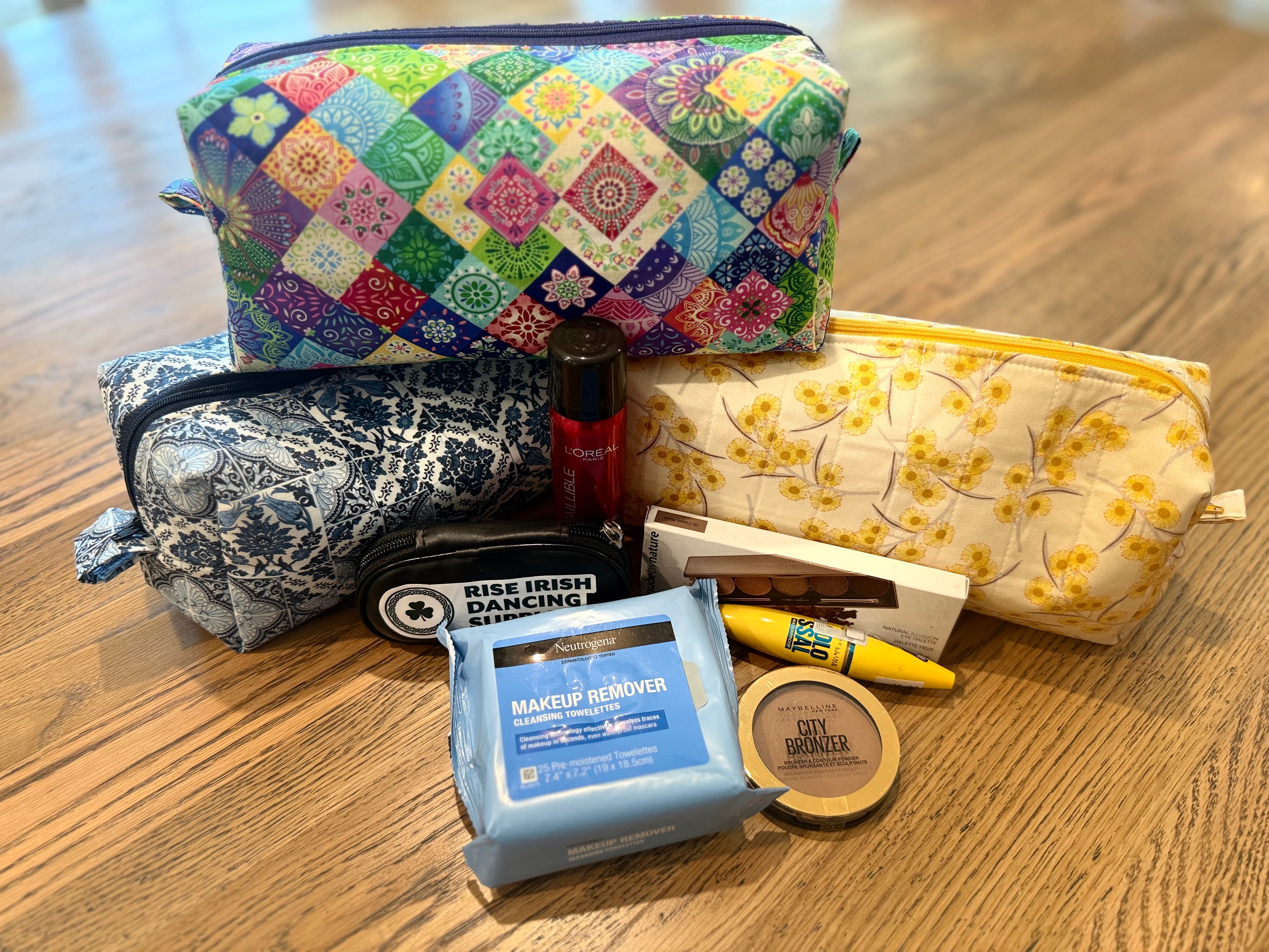 Quilted Cosmetics Bag