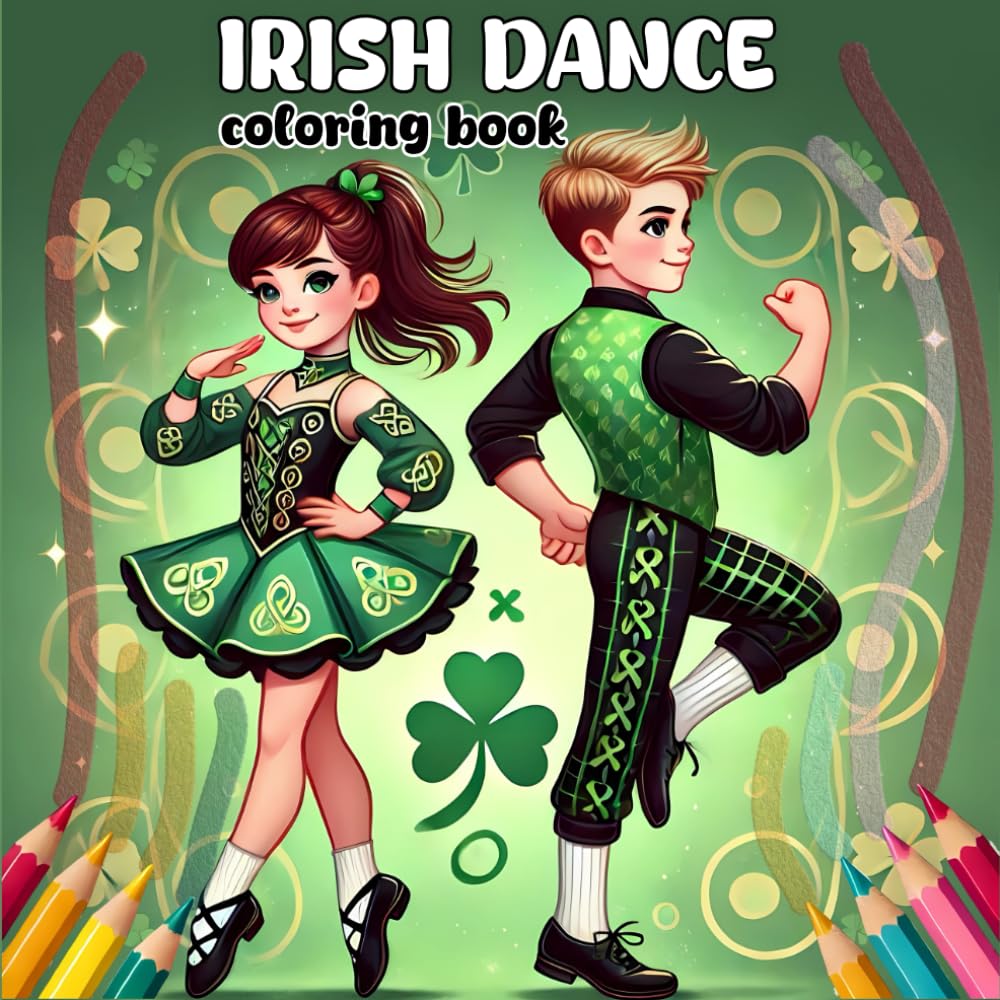 Irish Dance Colouring Book
