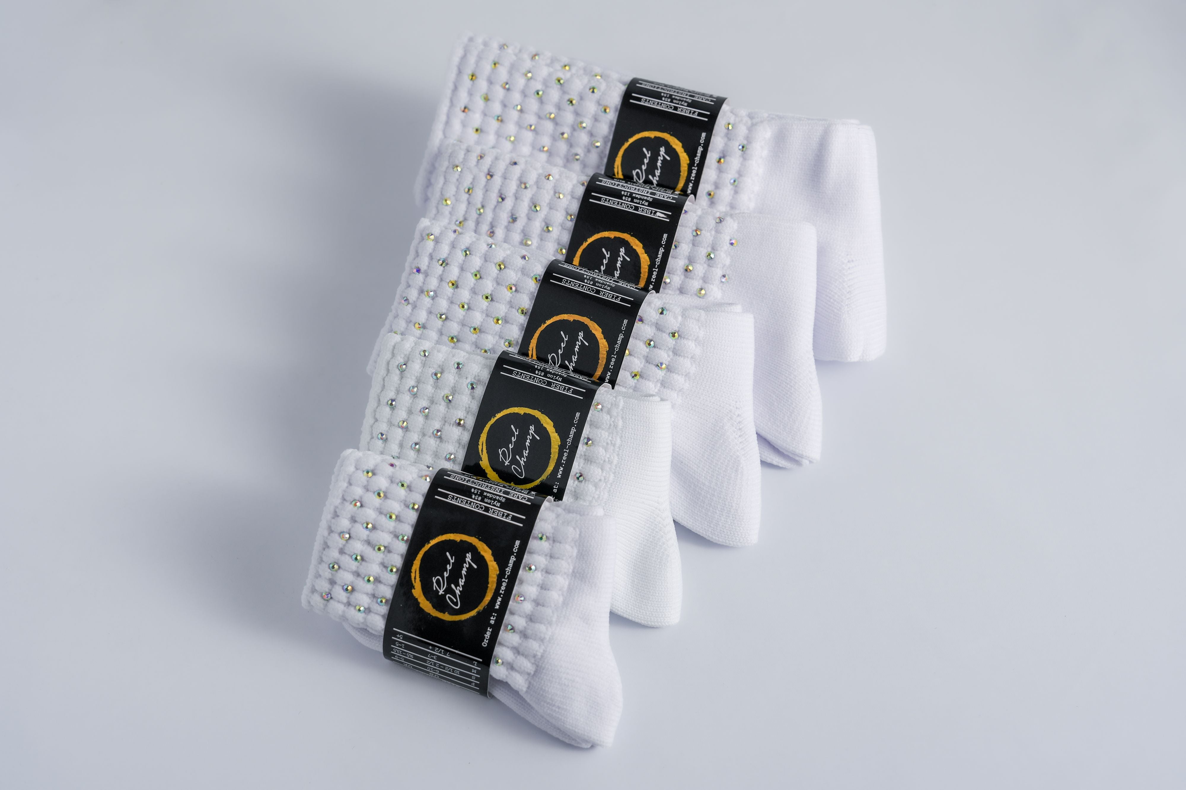 Ankle Length Socks - AB Crystal