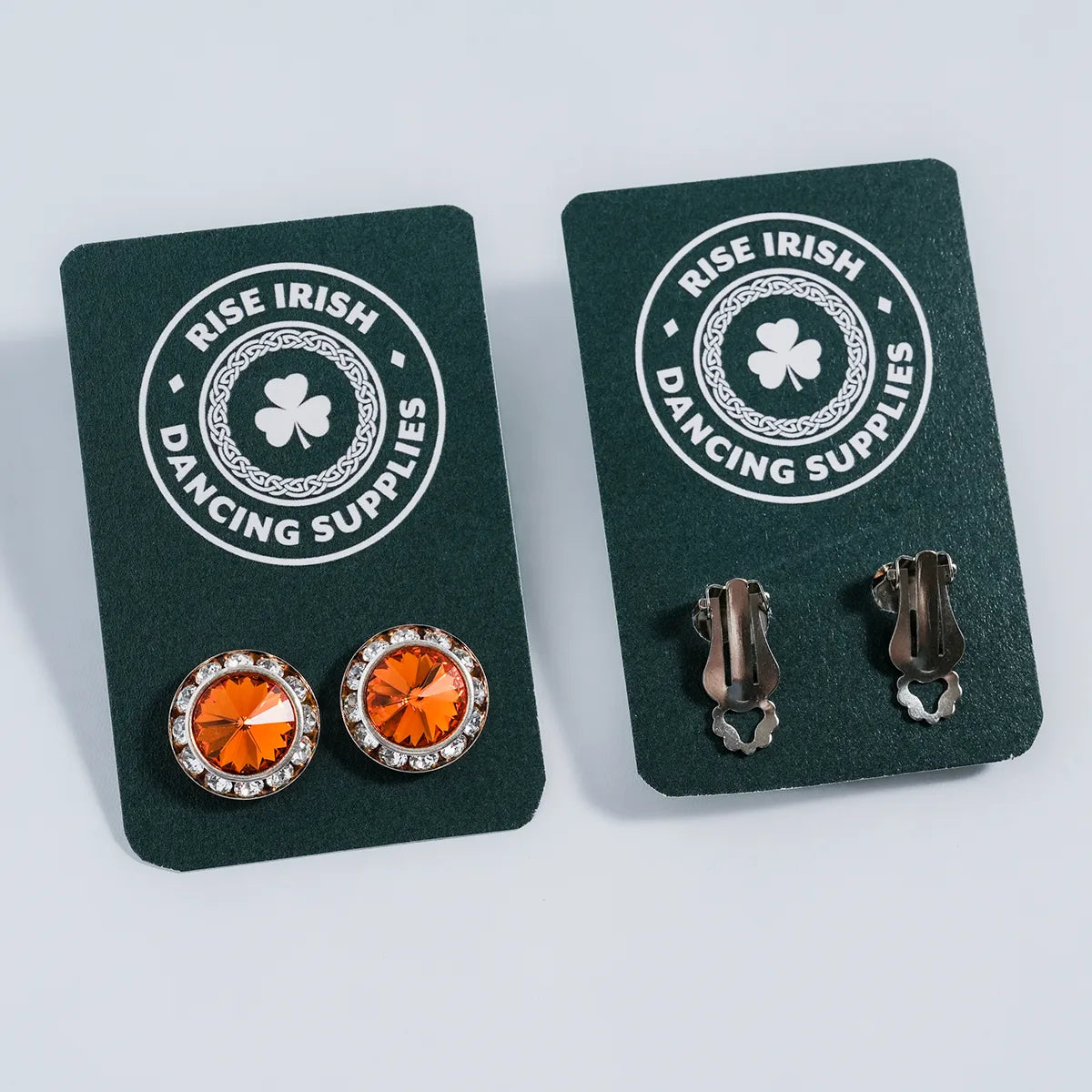 Crystal Earrings - Clip On