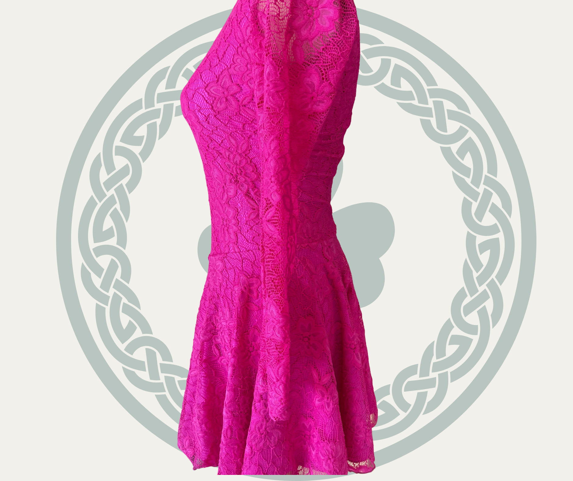Coloured Lace Dress