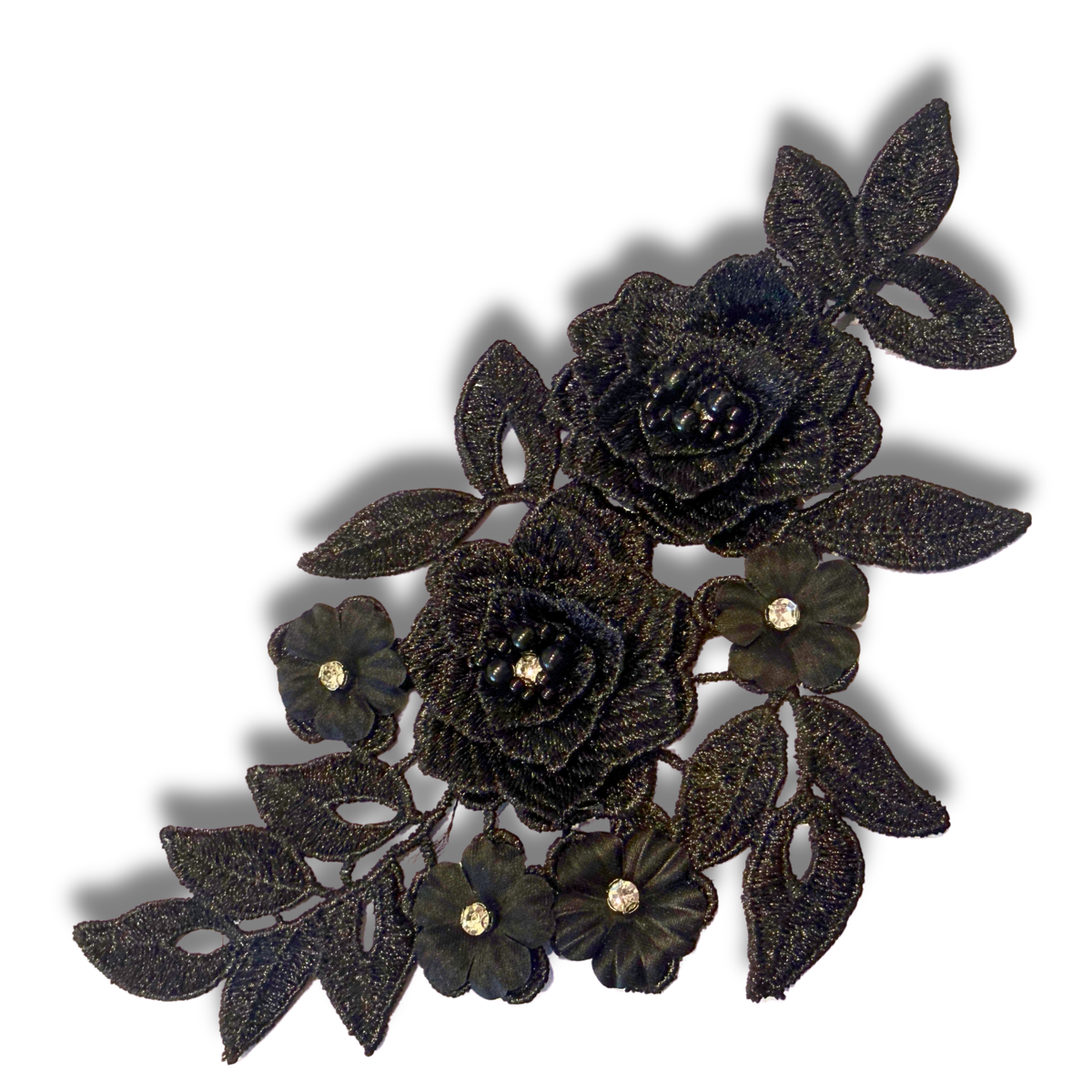 Small Floral Lace Hairpiece