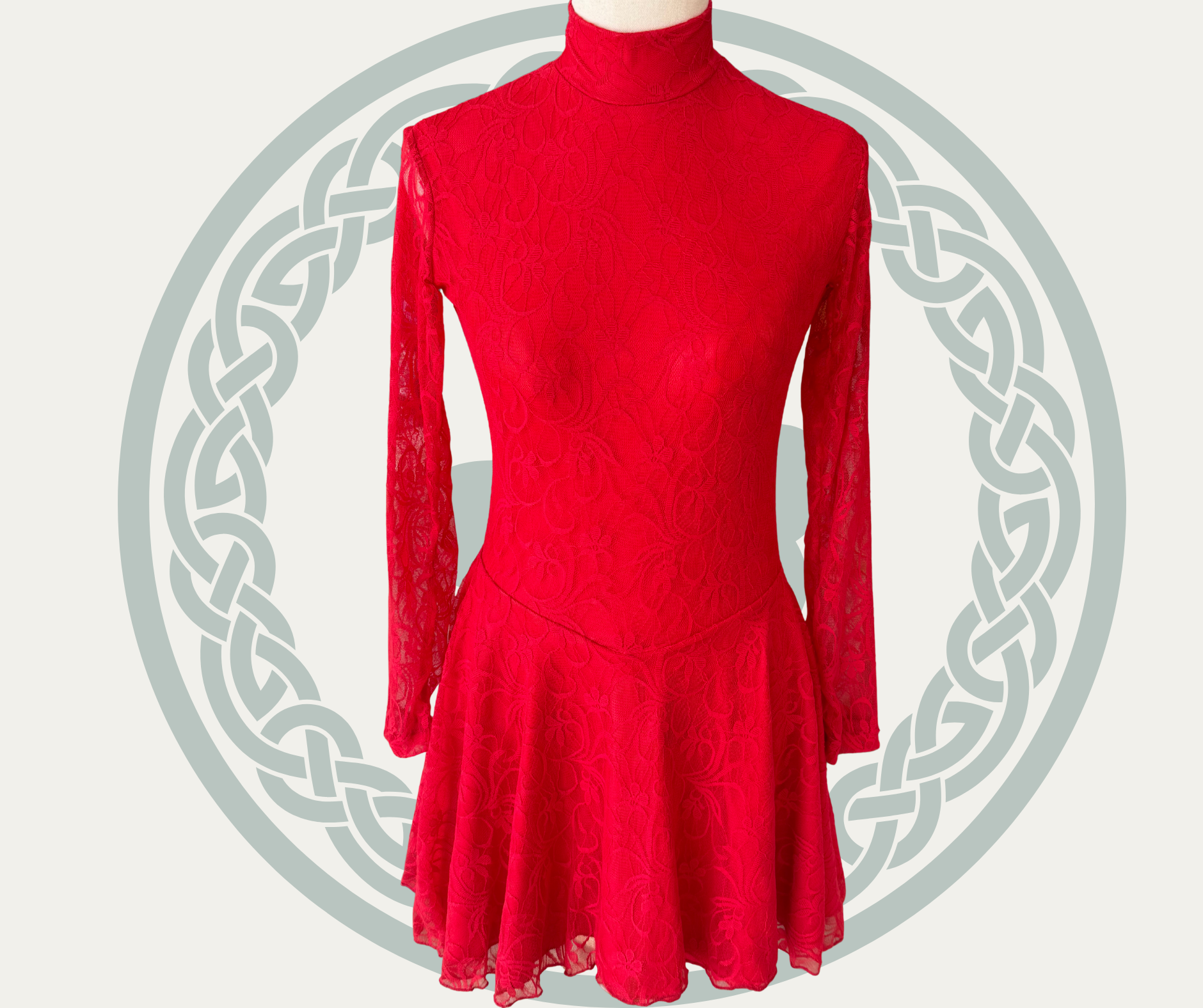 Coloured Lace Dress