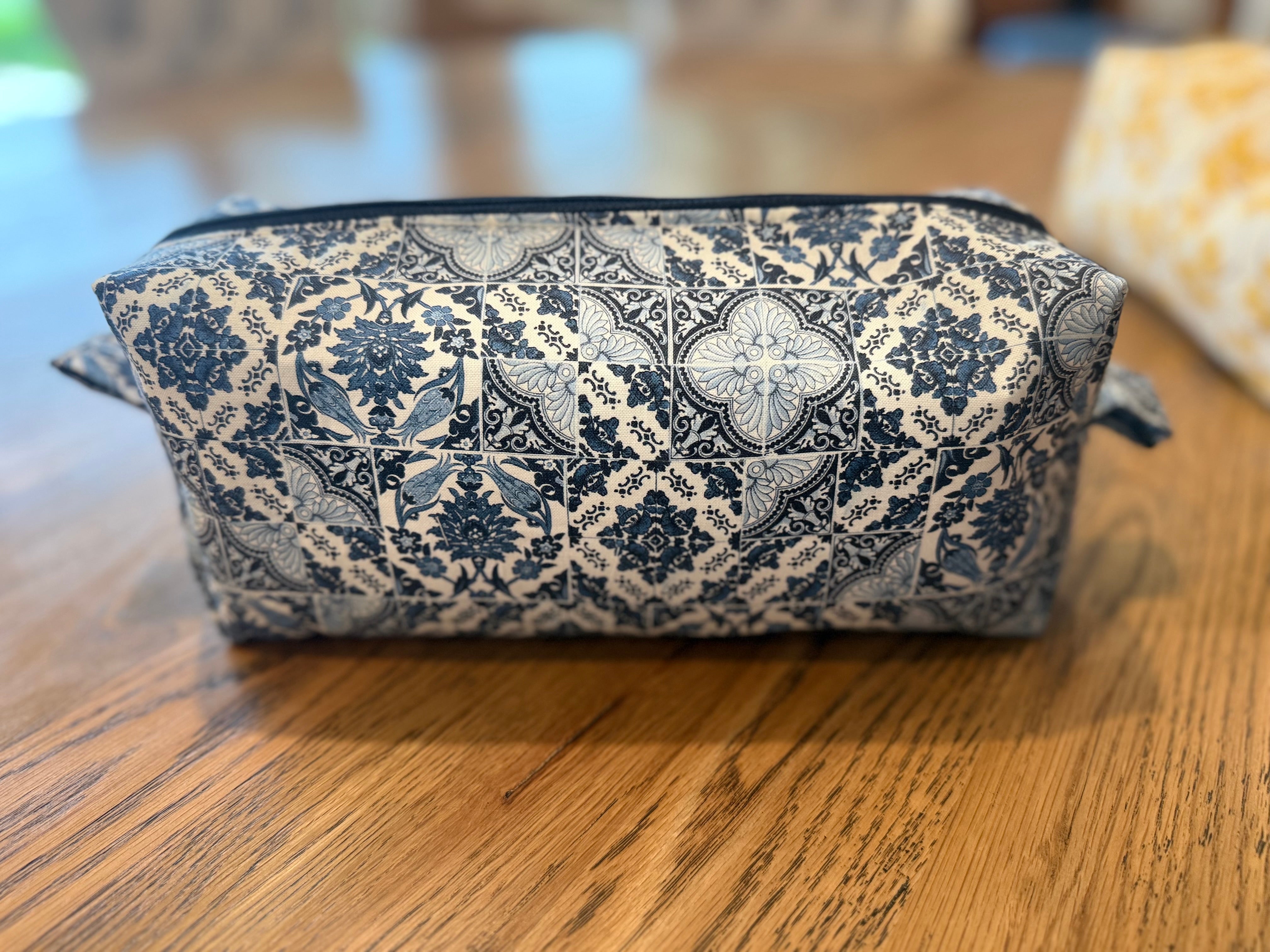 Quilted Cosmetics Bag