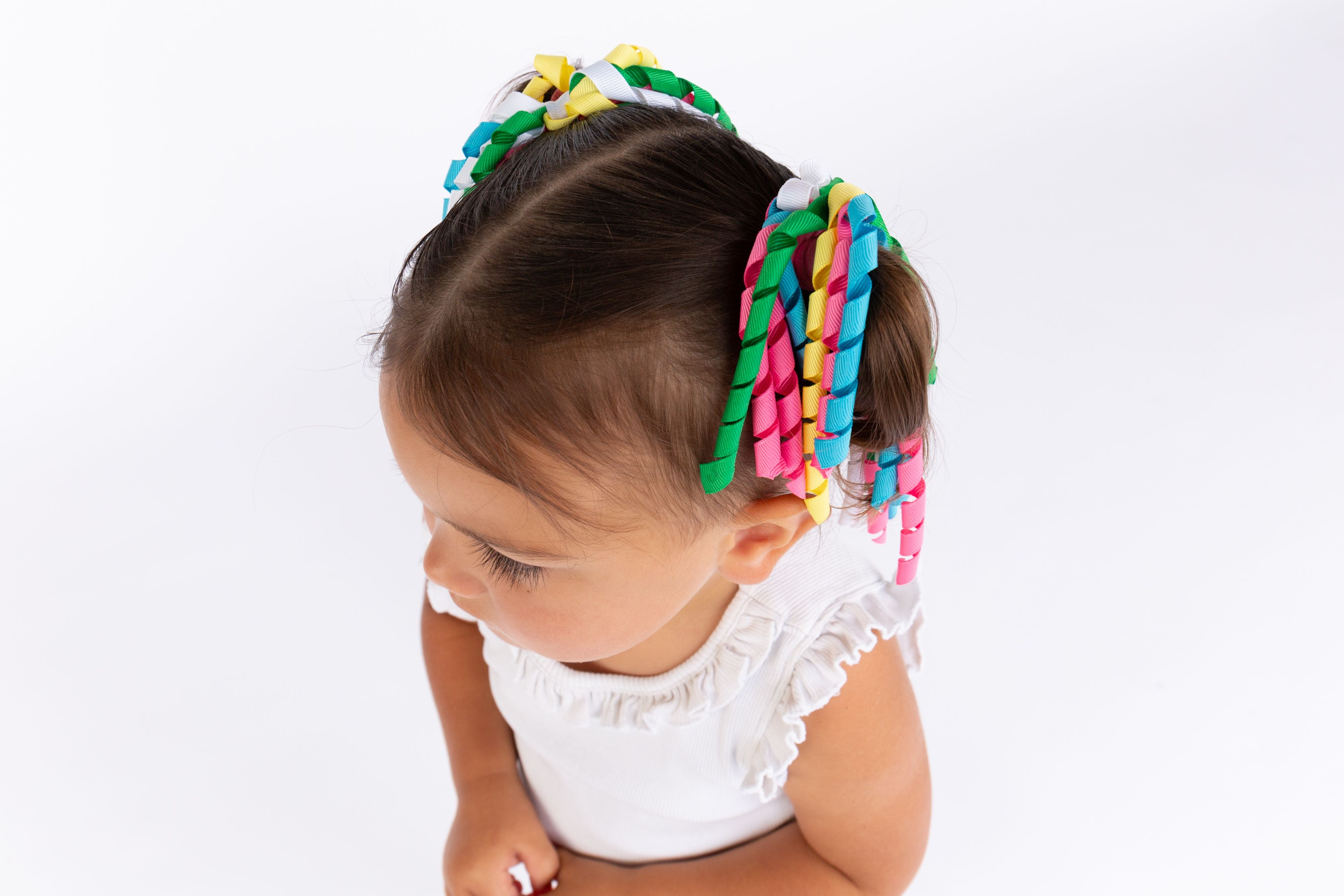 Rainbow Ribbon Curl - Elastic